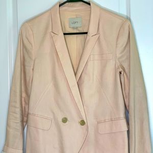 Loft light pink blazer